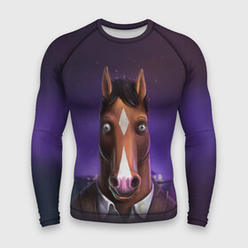 Мужской рашгард 3D с принтом BoJack в городе Новоалтайск,  |  | bojack horseman | конь боджек | лошадь боджек