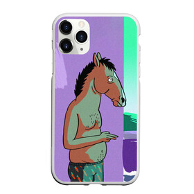 Чехол для iPhone 11 Pro Max матовый с принтом BoJack в городе Новоалтайск, Силикон |  | bojack horseman | конь боджек | лошадь боджек