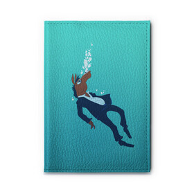 Обложка для автодокументов с принтом BoJack в городе Новоалтайск, натуральная кожа |  размер 19,9*13 см; внутри 4 больших “конверта” для документов и один маленький отдел — туда идеально встанут права | bojack horseman | конь боджек | лошадь боджек