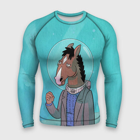 Мужской рашгард 3D с принтом BoJack в городе Новоалтайск,  |  | bojack horseman | конь боджек | лошадь боджек