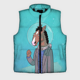 Мужской жилет утепленный 3D с принтом BoJack в городе Новоалтайск,  |  | bojack horseman | конь боджек | лошадь боджек