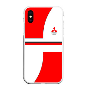 Чехол для iPhone XS Max матовый с принтом Mitsubishi в городе Новоалтайск, Силикон | Область печати: задняя сторона чехла, без боковых панелей | car | mitsubishi | race | авто | машина | митсубиси | митсубиши | мицубиси | мицубиши