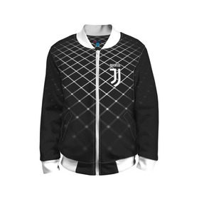Детский бомбер 3D с принтом Juventus 2018 Line в городе Новоалтайск, 100% полиэстер | застегивается на молнию, по бокам два кармана без застежек, мягкие манжеты, по низу бомбера и на воротнике — эластичная резинка | fc | juventus | спорт | спортивные | фк | футбол | футбольный клуб | ювентус