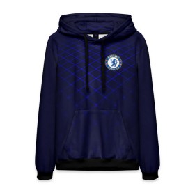 Мужская толстовка 3D с принтом Chelsea 2018 Uniform в городе Новоалтайск, 100% полиэстер | двухслойный капюшон со шнурком для регулировки, мягкие манжеты на рукавах и по низу толстовки, спереди карман-кенгуру с мягким внутренним слоем. | chelsea | fc | спорт | спортивные | фк | футбол | челси