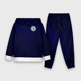 Детский костюм 3D (с толстовкой) с принтом Chelsea 2018  Uniform в городе Новоалтайск,  |  | Тематика изображения на принте: chelsea | fc | спорт | спортивные | фк | футбол | челси