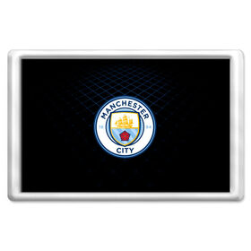 Магнит 45*70 с принтом Manchester city 2018 Line в городе Новоалтайск, Пластик | Размер: 78*52 мм; Размер печати: 70*45 | Тематика изображения на принте: 