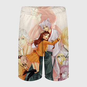 Детские спортивные шорты 3D с принтом Очень приятно Бог в городе Новоалтайск,  100% полиэстер
 | пояс оформлен широкой мягкой резинкой, ткань тянется
 | anime | manga | mizuki | nanami momozono | tomoe mikage | аниме | манга | мидзуки | нанами момодзоно | очень приятно бог | томоэ микагэ