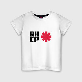 Детская футболка хлопок с принтом Red Hot Chili Peppers в городе Новоалтайск, 100% хлопок | круглый вырез горловины, полуприлегающий силуэт, длина до линии бедер | red hot chili peppers | rhcp | перцы | ред хот чили пепперс | рхчп | рэд