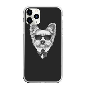 Чехол для iPhone 11 Pro Max матовый с принтом Йоркширский терьер_13 в городе Новоалтайск, Силикон |  | домашние животные | пес | собака | терьер
