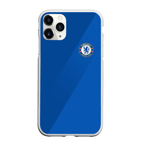 Чехол для iPhone 11 Pro Max матовый с принтом Chelsea 2018 Элитная форма в городе Новоалтайск, Силикон |  | Тематика изображения на принте: chelsea | fc | спорт | спортивные | фк | футбол | футбольный клуб | челси