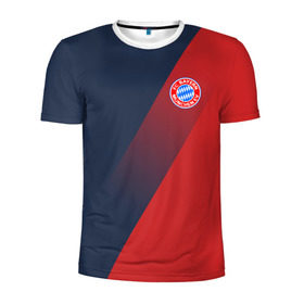 Мужская футболка 3D спортивная с принтом FC Bayern 2018 Элитная в городе Новоалтайск, 100% полиэстер с улучшенными характеристиками | приталенный силуэт, круглая горловина, широкие плечи, сужается к линии бедра | bayern | fly fc | бавария | спорт | футбольный клуб