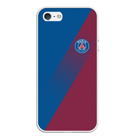 Чехол для iPhone 5/5S матовый с принтом PSG 2018 Элитная форма в городе Новоалтайск, Силикон | Область печати: задняя сторона чехла, без боковых панелей | Тематика изображения на принте: fc | fly emirates | paris | psg | лого | париж | псж | спорт | спортивные | фк | футбольный клуб