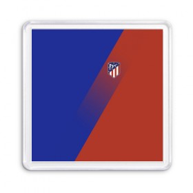Магнит 55*55 с принтом Atletico Madrid 2018 Элитная в городе Новоалтайск, Пластик | Размер: 65*65 мм; Размер печати: 55*55 мм | атлетико мадрид | эмблема