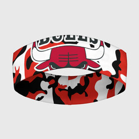 Повязка на голову 3D с принтом CHICAGO BULLS | ЧИКАГО БУЛЛС в городе Новоалтайск,  |  | Тематика изображения на принте: камуфляж | красный | чикаго буллс