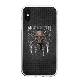 Чехол для iPhone XS Max матовый с принтом Megadeth в городе Новоалтайск, Силикон | Область печати: задняя сторона чехла, без боковых панелей | megadet | megadeth | группа | дирк вербурен | дэвид эллефсон | дэйв мастейн | кико лоурейро | мегадет | мегадетх | метал | рок | трэш | трэшметал | тяжелый | хард | хардрок | хеви | хевиметал