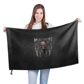 Флаг 3D с принтом Megadeth в городе Новоалтайск, 100% полиэстер | плотность ткани — 95 г/м2, размер — 67 х 109 см. Принт наносится с одной стороны | megadet | megadeth | группа | дирк вербурен | дэвид эллефсон | дэйв мастейн | кико лоурейро | мегадет | мегадетх | метал | рок | трэш | трэшметал | тяжелый | хард | хардрок | хеви | хевиметал