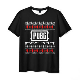 Мужская футболка 3D с принтом Свитер PUBG в городе Новоалтайск, 100% полиэфир | прямой крой, круглый вырез горловины, длина до линии бедер | playerunknowns battlegrounds | pubg