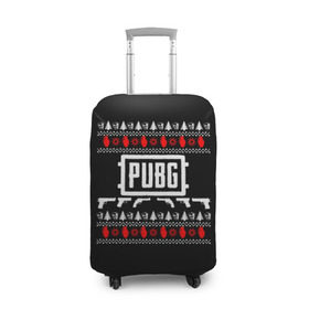 Чехол для чемодана 3D с принтом Свитер PUBG в городе Новоалтайск, 86% полиэфир, 14% спандекс | двустороннее нанесение принта, прорези для ручек и колес | playerunknowns battlegrounds | pubg