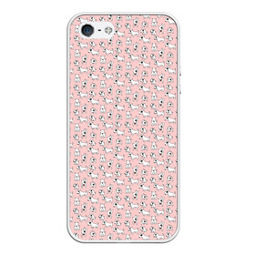 Чехол для iPhone 5/5S матовый с принтом Бультерьерчики в городе Новоалтайск, Силикон | Область печати: задняя сторона чехла, без боковых панелей | Тематика изображения на принте: бультерьер | домашние животные | пес | песик | собака | собачка