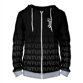 Мужская толстовка 3D на молнии с принтом Juventus 2018 Original в городе Новоалтайск, 100% полиэстер | длина до линии бедра, манжеты и пояс оформлены мягкой тканевой резинкой, двухслойный капюшон со шнурком для регулировки, спереди молния, по бокам два кармана | juventus | линии | спорт | футбол | футбольный клуб | ювентус