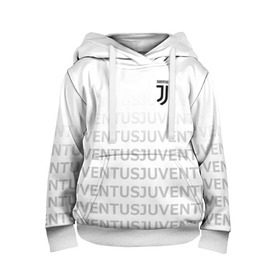 Детская толстовка 3D с принтом Juventus 2018 Original в городе Новоалтайск, 100% полиэстер | двухслойный капюшон со шнурком для регулировки, мягкие манжеты на рукавах и по низу толстовки, спереди карман-кенгуру с мягким внутренним слоем | juventus | спорт | спортивные | футбол | футбольный клуб | ювентус