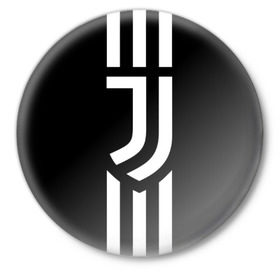 Значок с принтом Juventus 2018 Original в городе Новоалтайск,  металл | круглая форма, металлическая застежка в виде булавки | cr7 | fc juventus | football | juve | juventus | ronaldo | sport | роналдо | спорт | футбол | ювентус
