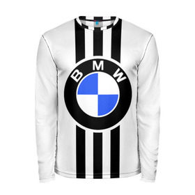 Мужской лонгслив 3D с принтом BMW SPORTWEAR в городе Новоалтайск, 100% полиэстер | длинные рукава, круглый вырез горловины, полуприлегающий силуэт | bmw | автомобильные | бмв | машины