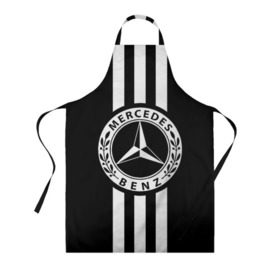 Фартук 3D с принтом MERCEDES BENZ в городе Новоалтайск, 100% полиэстер | общий размер — 65 х 85 см, ширина нагрудника — 26 см, горловина — 53 см, длина завязок — 54 см, общий обхват в поясе — 173 см. Принт на завязках и на горловине наносится с двух сторон, на основной части фартука — только с внешней стороны | mercedes | автомобильные | машины | мерседес.mercedes benz