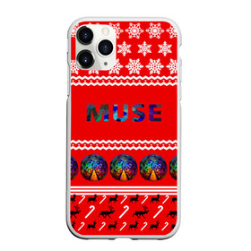 Чехол для iPhone 11 Pro матовый с принтом Праздничный Muse в городе Новоалтайск, Силикон |  | Тематика изображения на принте: muse | альтернативный | группа | доминик ховард | знак | красный | крис уолстенхолм | мо | моус | моусе | муза | музе | мусе | мэттью беллами | надпись | новогодний | новый год | праздник | прогрессивный