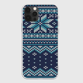 Чехол для iPhone 12 Pro Max с принтом Вязаный орнамент в городе Новоалтайск, Силикон |  | Тематика изображения на принте: christmas | new year | pattern | арт | вязание | вязаный | зима | новый год | праздник | рождество | свитер | текстура | узор