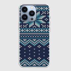Чехол для iPhone 13 Pro с принтом Вязаный орнамент в городе Новоалтайск,  |  | Тематика изображения на принте: christmas | new year | pattern | арт | вязание | вязаный | зима | новый год | праздник | рождество | свитер | текстура | узор