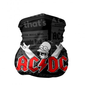 Бандана-труба 3D с принтом AC/DC в городе Новоалтайск, 100% полиэстер, ткань с особыми свойствами — Activecool | плотность 150‒180 г/м2; хорошо тянется, но сохраняет форму | ас | ац | диси | дс | дц | исидиси | эйси