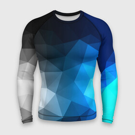 Мужской рашгард 3D с принтом GrayBlue collection abstract в городе Новоалтайск,  |  | abstraction | geometry | polygon | абстракция | геометрия | грань | краски | кубик | кубики | линии | мозаика | полигон | разноцветные | ребро | текстура | тени | узор