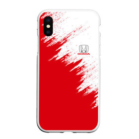 Чехол для iPhone XS Max матовый с принтом Honda в городе Новоалтайск, Силикон | Область печати: задняя сторона чехла, без боковых панелей | car | honda | race | авто | гонки | краска | марка | машина | хонда