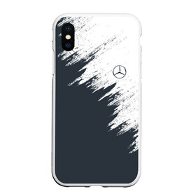 Чехол для iPhone XS Max матовый с принтом Mercedes в городе Новоалтайск, Силикон | Область печати: задняя сторона чехла, без боковых панелей | Тематика изображения на принте: amg | car | mercedes | race | авто | гонки | краска | марка | машина | мерс | мерседес