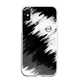 Чехол для iPhone XS Max матовый с принтом Nissan в городе Новоалтайск, Силикон | Область печати: задняя сторона чехла, без боковых панелей | car | nissan | race | авто | гонки | краска | марка | машина | ниссан