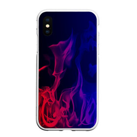 Чехол для iPhone XS Max матовый с принтом Огненный стиль в городе Новоалтайск, Силикон | Область печати: задняя сторона чехла, без боковых панелей | fire | flame | in fire | smoke | в огне | дым | огненный | огонь | текстуры