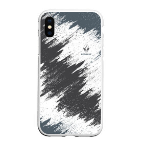 Чехол для iPhone XS Max матовый с принтом Renault в городе Новоалтайск, Силикон | Область печати: задняя сторона чехла, без боковых панелей | car | race | renault | авто | гонки | краска | марка | машина | рено