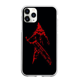 Чехол для iPhone 11 Pro матовый с принтом Пирамидоголовый в городе Новоалтайск, Силикон |  | hill | resident evil | silent | анубис | зла | зло | нож | обитель | пирамидоголовый | сайлент | ужасы | хилл