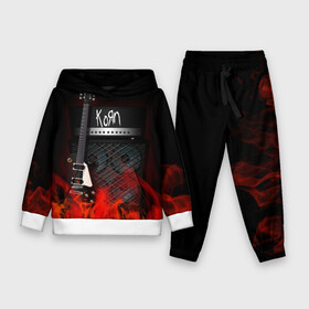 Детский костюм 3D (с толстовкой) с принтом Korn в городе Новоалтайск,  |  | korn | logo | metal | music | rock | лого | логотип | метал | музыка | рок