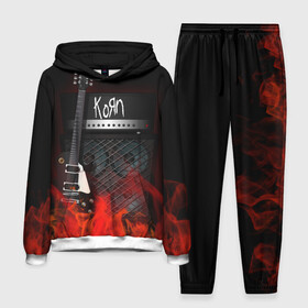 Мужской костюм 3D (с толстовкой) с принтом Korn в городе Новоалтайск,  |  | korn | logo | metal | music | rock | лого | логотип | метал | музыка | рок