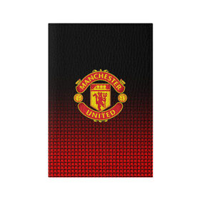 Обложка для паспорта матовая кожа с принтом F.C.M.U 2018 Geometry Sport в городе Новоалтайск, натуральная матовая кожа | размер 19,3 х 13,7 см; прозрачные пластиковые крепления | Тематика изображения на принте: fc | manchester united | манчестер юнайтед | спорт | спортивные | фк | футбол | футбольный клуб