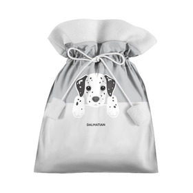 Подарочный 3D мешок с принтом Dalmatian Puppy в городе Новоалтайск, 100% полиэстер | Размер: 29*39 см | Тематика изображения на принте: далматин | далматинец | домашние животные | пес | песик | собака | собачка | терьер | шпиц