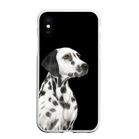 Чехол для iPhone XS Max матовый с принтом Далматинец арт в городе Новоалтайск, Силикон | Область печати: задняя сторона чехла, без боковых панелей | Тематика изображения на принте: далматин | далматинец | домашние животные | пес | песик | собака | собачка | терьер | шпиц