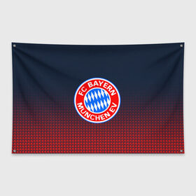 Флаг-баннер с принтом FC Bayern 2018 Original в городе Новоалтайск, 100% полиэстер | размер 67 х 109 см, плотность ткани — 95 г/м2; по краям флага есть четыре люверса для крепления | bayern | fc | бавария | спорт | спортивные | футбол | футбольный клуб