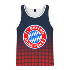 Мужская майка 3D с принтом FC Bayern 2018 Original в городе Новоалтайск, 100% полиэстер | круглая горловина, приталенный силуэт, длина до линии бедра. Пройма и горловина окантованы тонкой бейкой | bayern | fc | бавария | спорт | спортивные | футбол | футбольный клуб