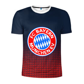 Мужская футболка 3D спортивная с принтом FC Bayern 2018 Original в городе Новоалтайск, 100% полиэстер с улучшенными характеристиками | приталенный силуэт, круглая горловина, широкие плечи, сужается к линии бедра | bayern | fc | бавария | спорт | спортивные | футбол | футбольный клуб