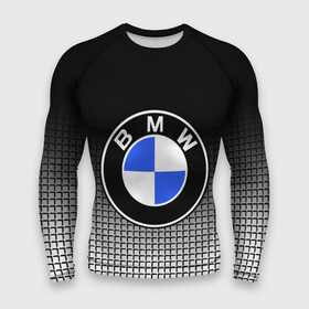 Мужской рашгард 3D с принтом BMW 2018 Black and White IV в городе Новоалтайск,  |  | Тематика изображения на принте: bmw | автомобильные | бмв | машины