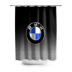 Штора 3D для ванной с принтом BMW 2018 Black and White IV в городе Новоалтайск, 100% полиэстер | плотность материала — 100 г/м2. Стандартный размер — 146 см х 180 см. По верхнему краю — пластиковые люверсы для креплений. В комплекте 10 пластиковых колец | bmw | автомобильные | бмв | машины