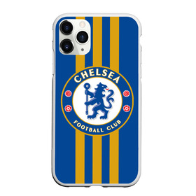 Чехол для iPhone 11 Pro Max матовый с принтом Chelsea 2018 Gold Line в городе Новоалтайск, Силикон |  | Тематика изображения на принте: chelsea | fc | спорт | спортивные | футбол | футбольный клуб | челси
